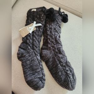 Fleece lined cozy socks